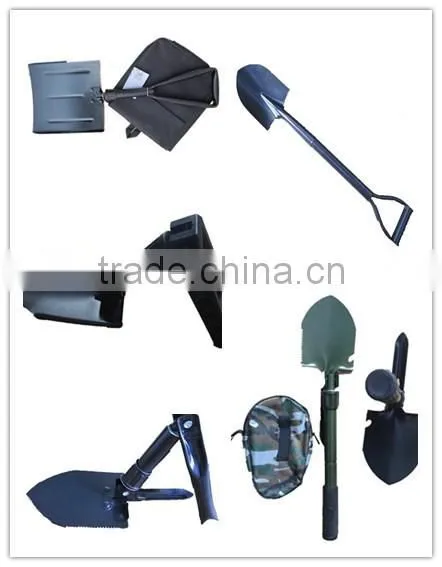 Camping portable multifunction folding shovel with bottle opener
