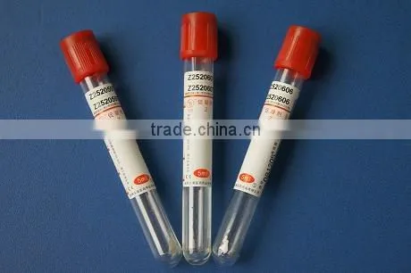 Disposible vacuum blood collection clot activator tube 6ml