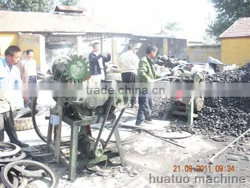 Waste Used tire cutting machine waste tire recycling machine block cutter