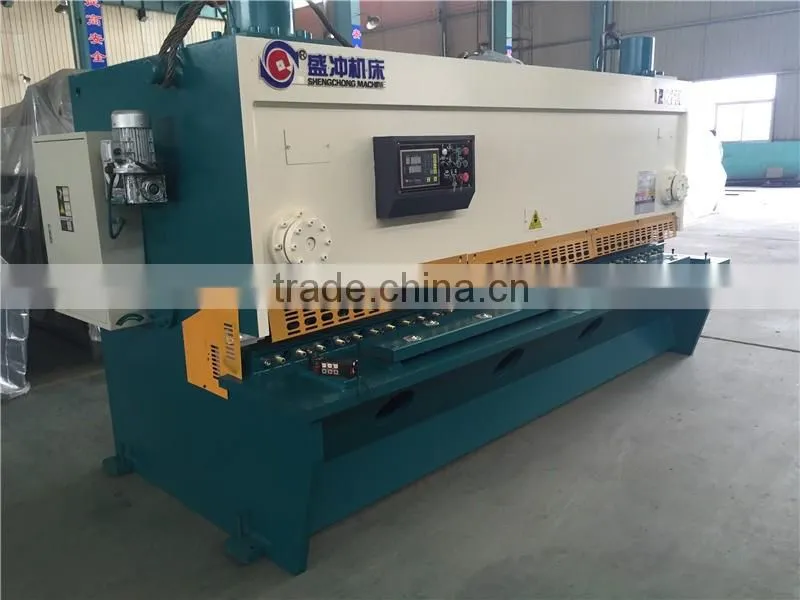 scmt hydraulic cnc swing arm 3m long cutting machine MD11 control system 4mm metal sheet cutting machine