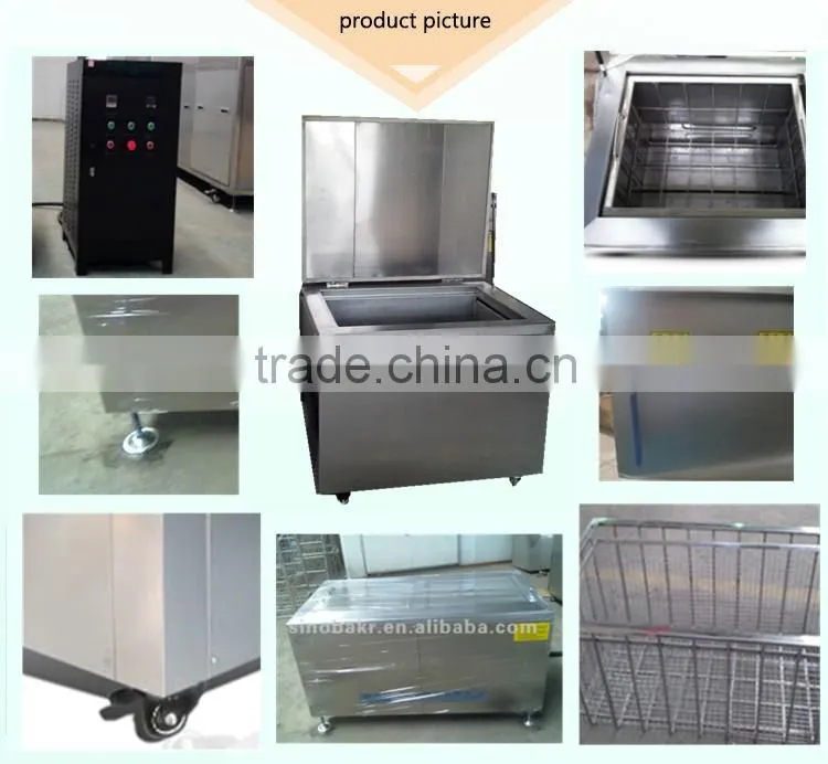 Single tank ultrasonic cleaning machine for car parts