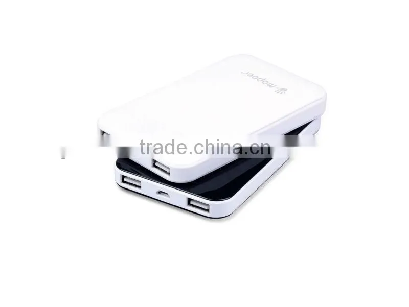 High real capacity portable phone charger with LED hand lamp for smart phone of 8000mAh (M523)