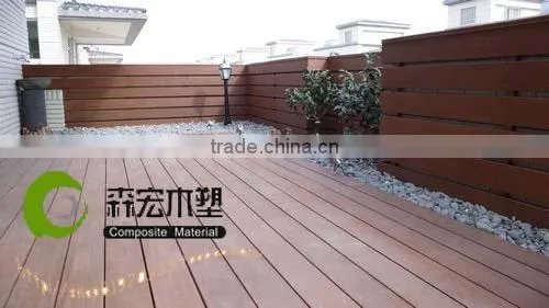 Wood plastic composite outdoor decking