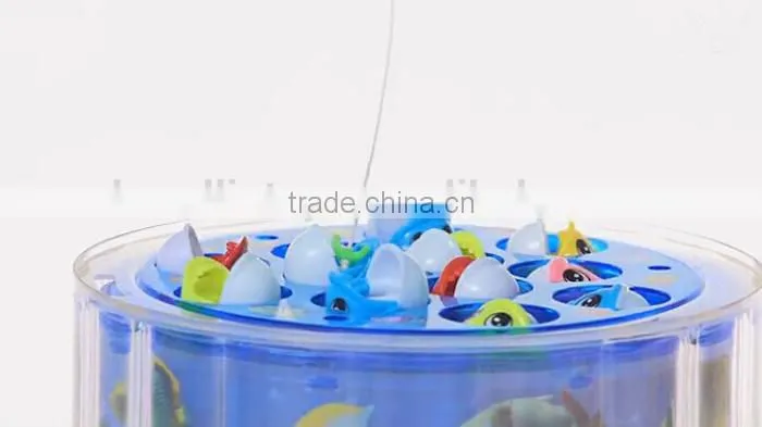 Fishing Interactive Game Toy for Kids,B/O music fishing toy game