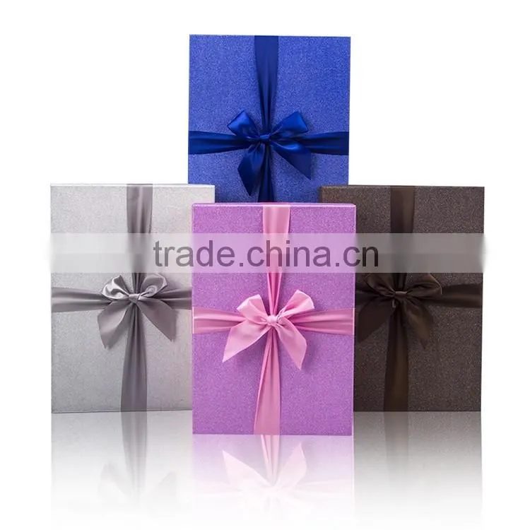 High quality custom logo extra large elegant gift boxes with lids