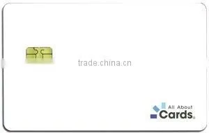 PVC contact smart chip card