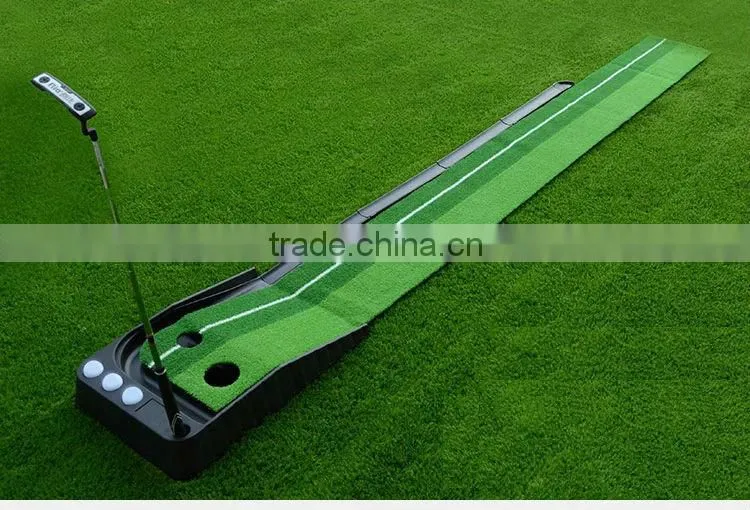 Golf putting mat,Mini Golf Putting trainer with automatic ball return