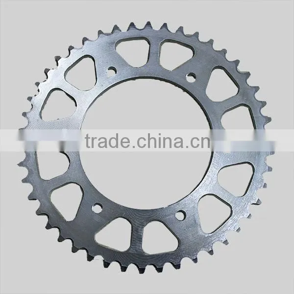 China Big dirt bike motorcycle chain sprocket