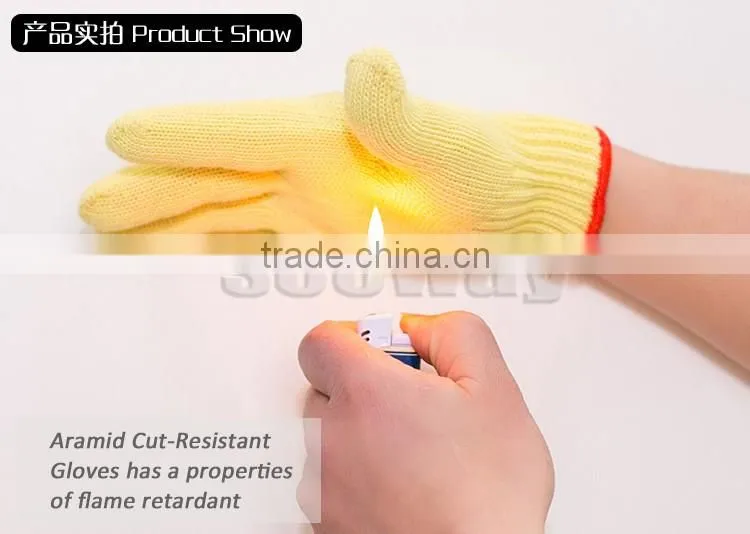 SEEWAY Aramid knit cut resistant safety working mitt protect your hands from the harm