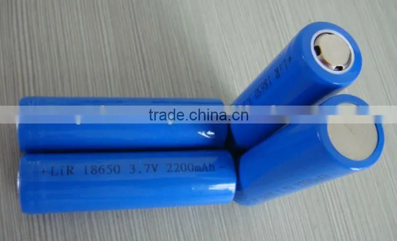 2016 li-ion battery rechargable lithium battery 18650 2200mAh,3000mAh