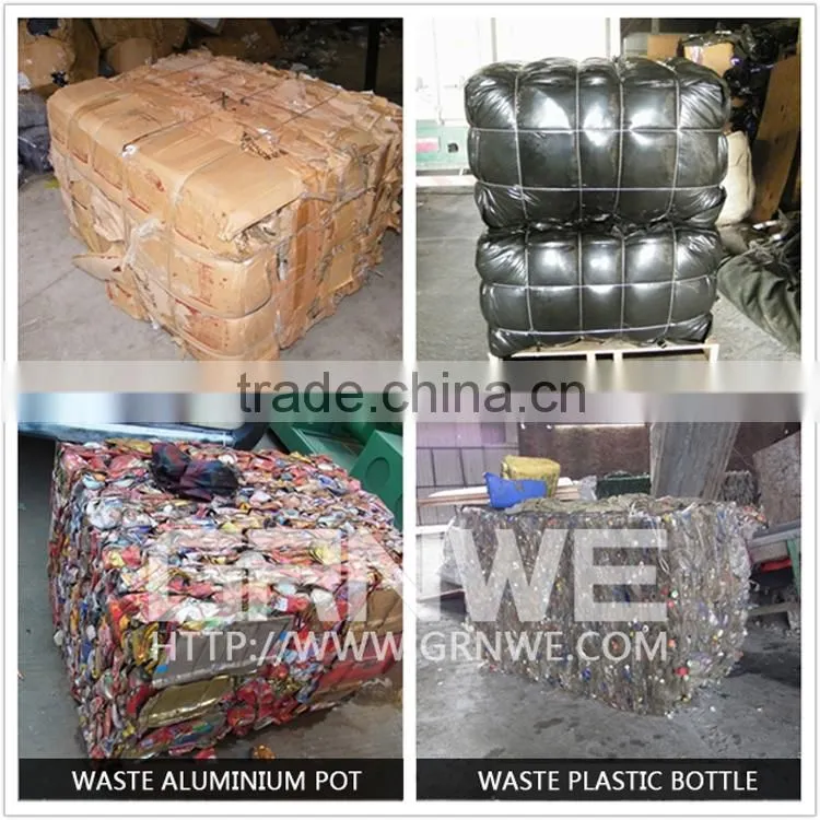 Help you to save man power auto hydraulic plastic bottle baling press
