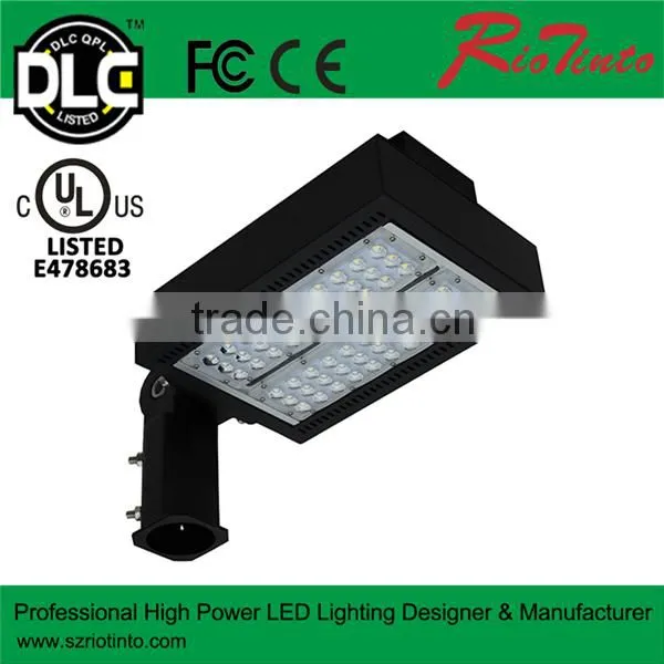 130LM/W 100w IP65 UL DLC LED Shoebox light for Garage Parking outdoor Area lighting Replacement