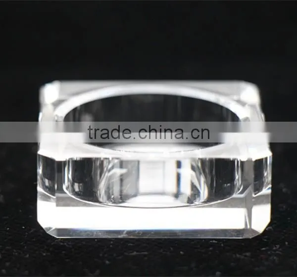 Nice Square Crystal sugar bowl for sugar stock