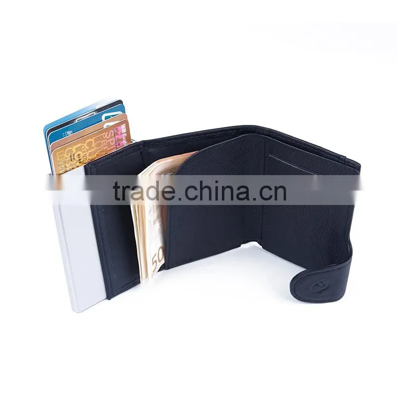 001 handcraft cardholder men slim credit card holder Dark Brown