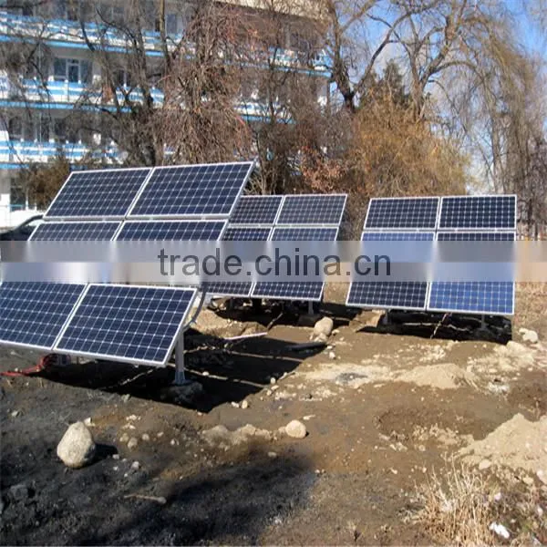 Adjustable solar ground mounting system solar power system ground solar bracket for pv panel structure
