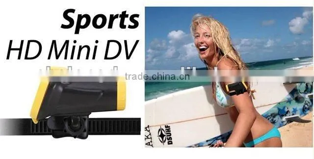 140 degree wide-angle 1080p mini sports camera
