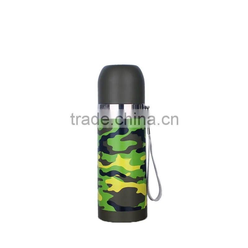 Colorful bullet shape stainless steel water vacuum flask thermos mug 350ML/500ML