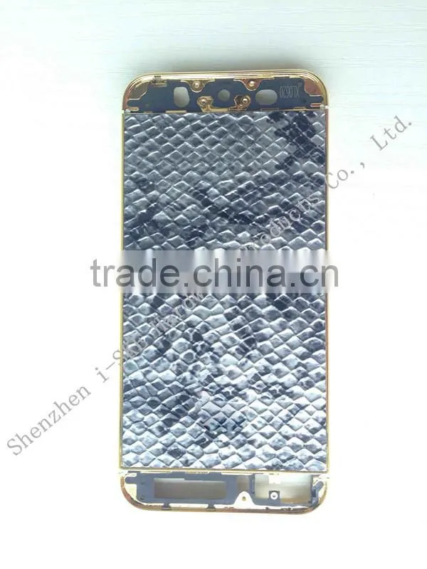 Luxury Christmas gift and popular design for iphone 5 5s 24kt gold cover