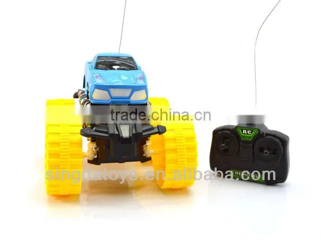Hot sell 4 Channel with light and music rc big foot car