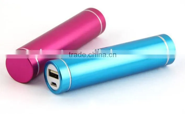 Cylinder Torch Shape Lithium Polymer Battery Mobile Bank Power Supply Model: 1013