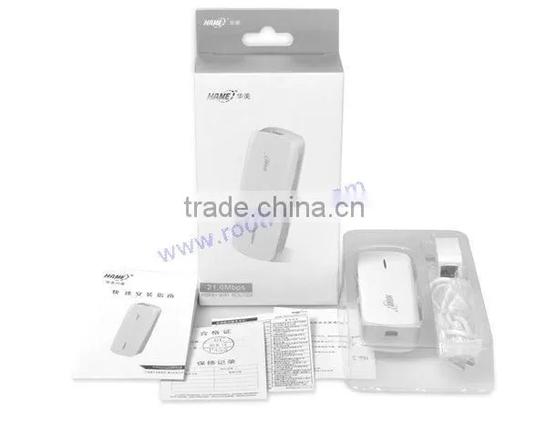 Portable wireless N router with battery & RJ45,sim card slot A16D smallest wifi router