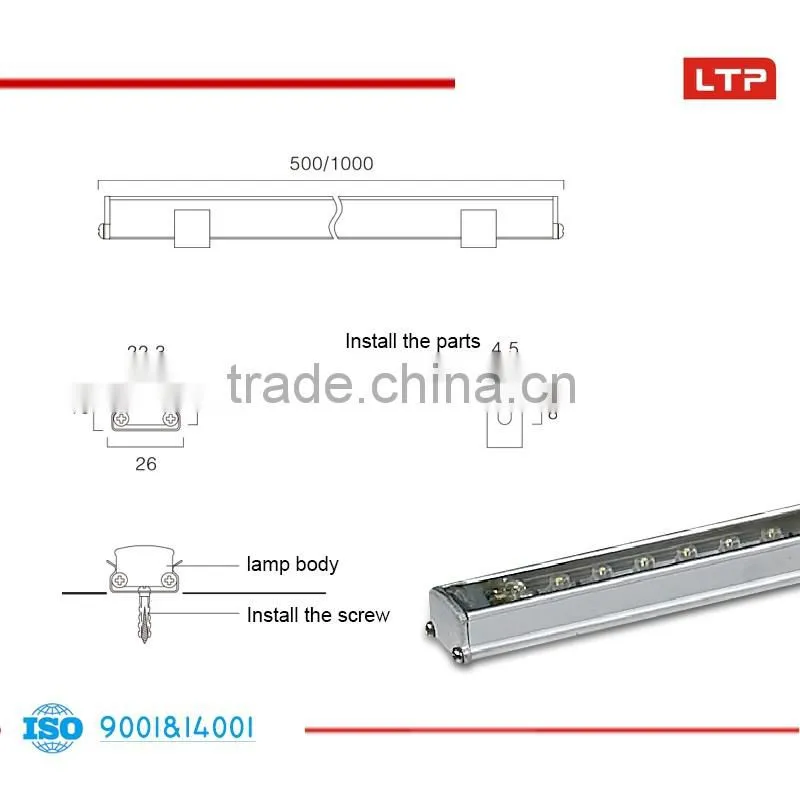 led wall light/led light bar IP65 made in China