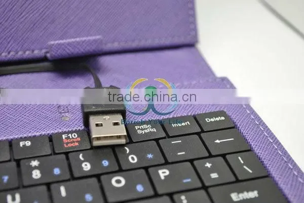 7 8 9 10 inch Tablet Mini Micro USB 2.0 Keyboard Leather Case English or Russian for multi-Lnaguage Tablet PC MID