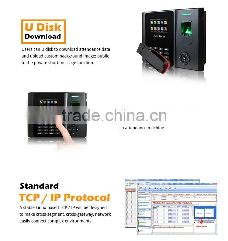 Fingerprint Door Control Device with Attendance Management