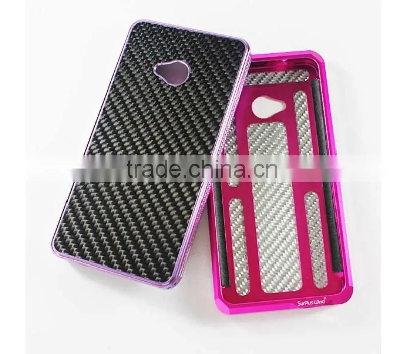 for HTC ONE M7,Carbon Fiber Case for HTC ONE M7