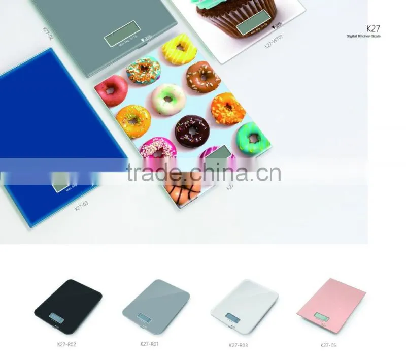 OEM Orders Welcomed,Digital Kitchen Scale, Full Color Film Application,MAX 5KG
