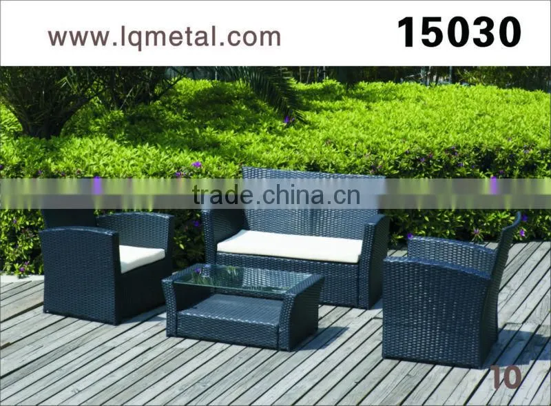 cheap synthetic 4pcs set garden furniture set
