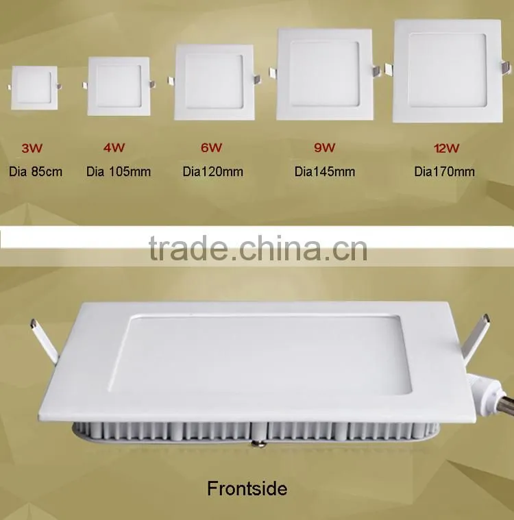 Round Led Panel lightSlim Led Ceiling Light 3W 5W 7W 9W 12W 15W 18W