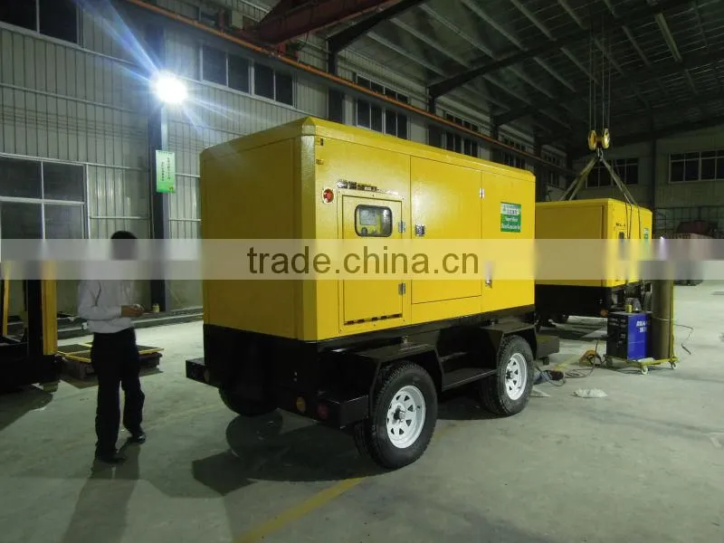 2013 hot sale portable silent type generator 60kva with CE&ISO certificate