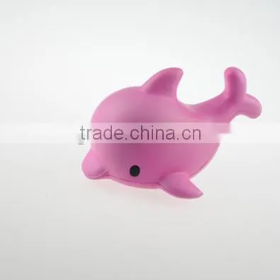 PU mini dolphin shape stress ball,custom anti stress animal toys, reliver production
