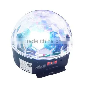 Professional Saving Energy RGBWYP 6PCS 3W Crystal Hanging Plastic LED Garden Ball Light