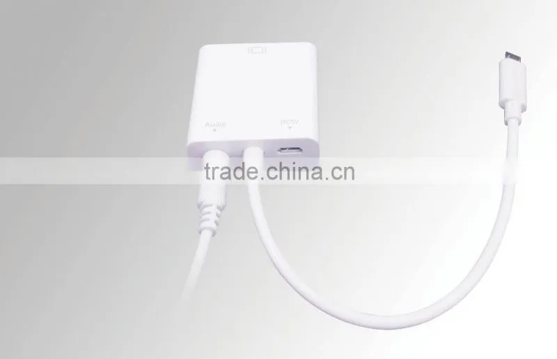 Micro USB 5pin MHL adaptador VGA + audio for smart phone
