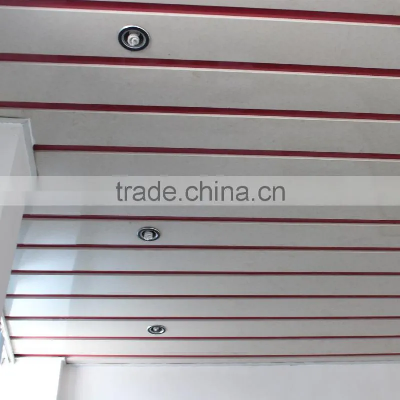 Various Width Suspended Metal Ceiling Panel Aluminum B - shaped Open Strip Ceiling
