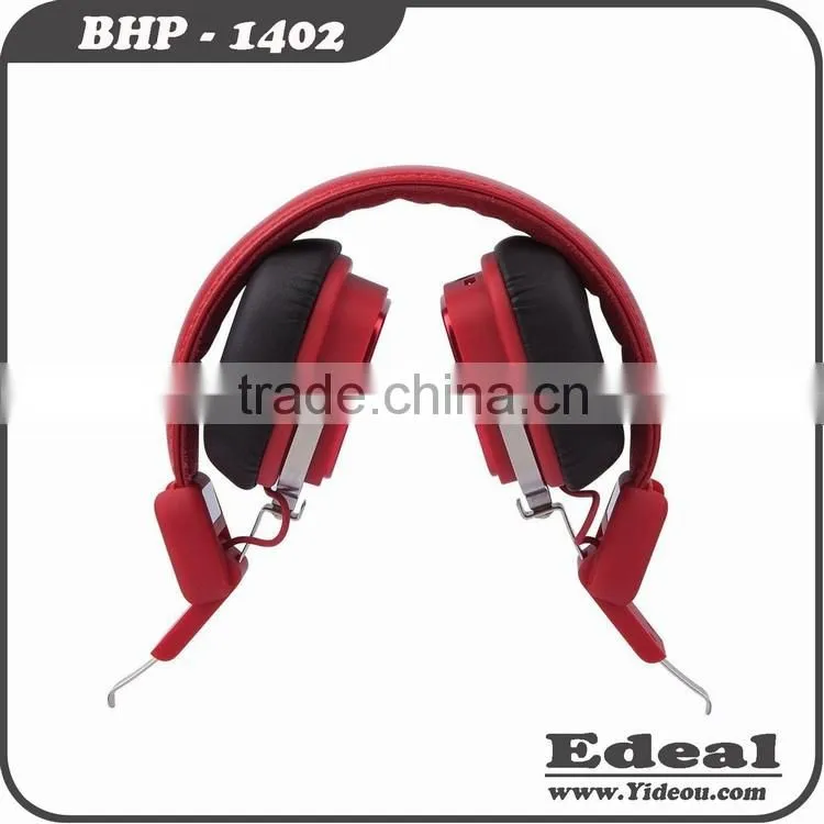 2015 Metal Wireless Bluetooth headphone with mic / bluetooth earphone BSCI supplier