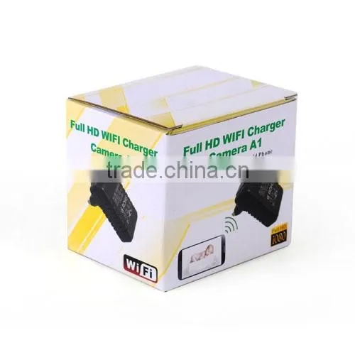 Full HD 1080P Motion Detection Wifi Charger Camera A1 ,Wifi Power Adatper Power Supply IP Camera