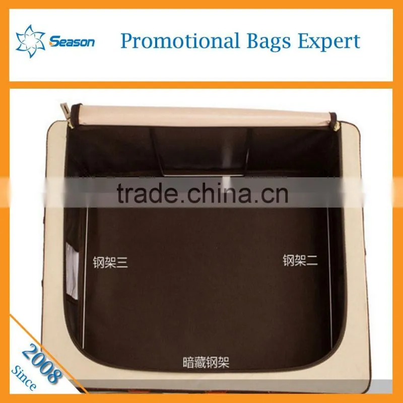 zipper fabric storage boxes fancy storage boxes foldable fabric storage box