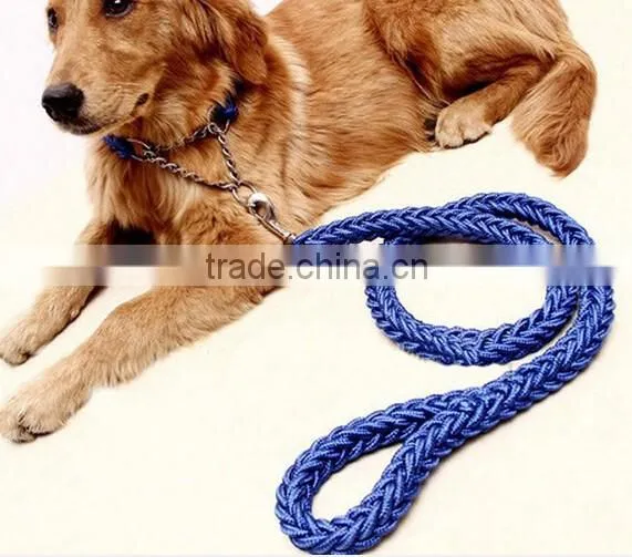 Strong Dog Pet Lead Braided Rope Leash Rottweiler Labrador Large Dog Leash NEW