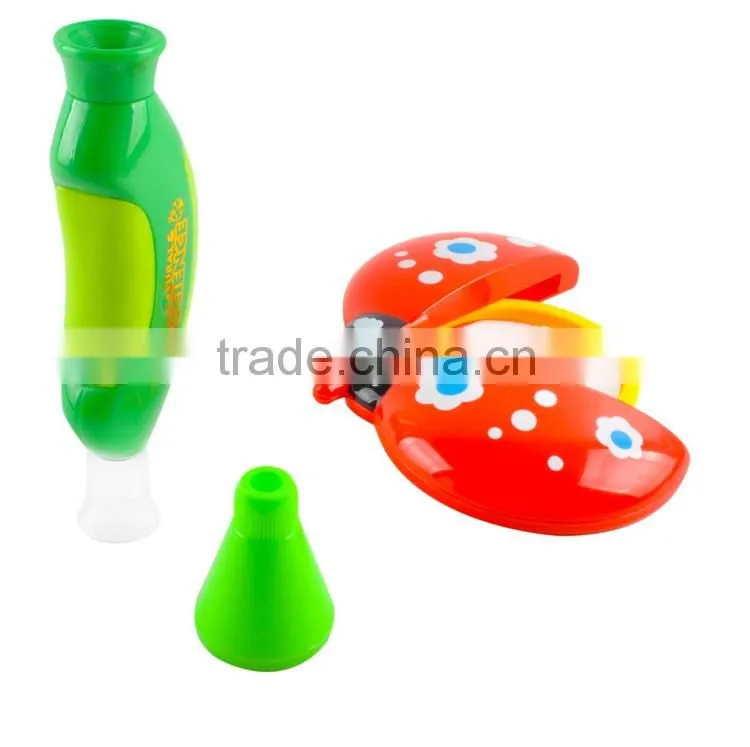 Outdoor scientific magnifing glass plastic mini kids magnifier