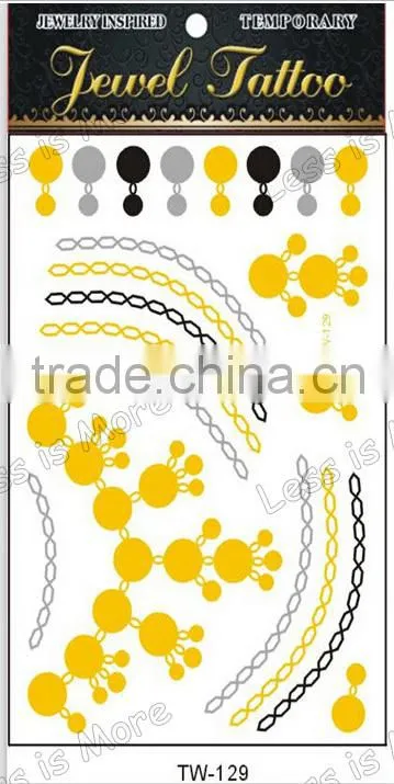 high quality water transfer custom flash tattoo sticker/temporary tattoo