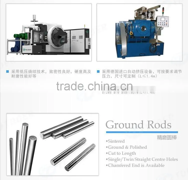 Wolfram Price Tungsten Carbide Rods With Hole