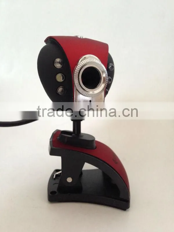 USB 2.0 clip-on computer/ laptop webcam with led lights