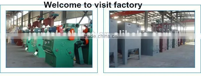 tumble belt type shot blasting machine/ casting surface cleaning machine