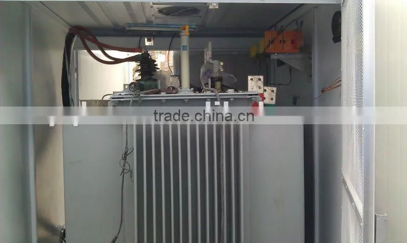 Outdoor prefabricated transformer substation