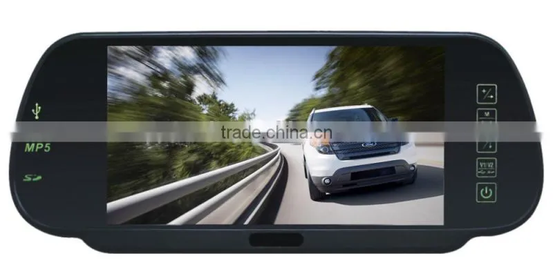 7inch smart side view mirror with sesors