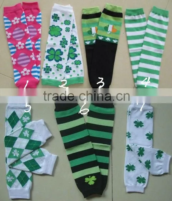2013 LONG SLEEVE Saint Patrick's Day Pettiskirt in Set with Cotton Top for Infant &Toddler Girls