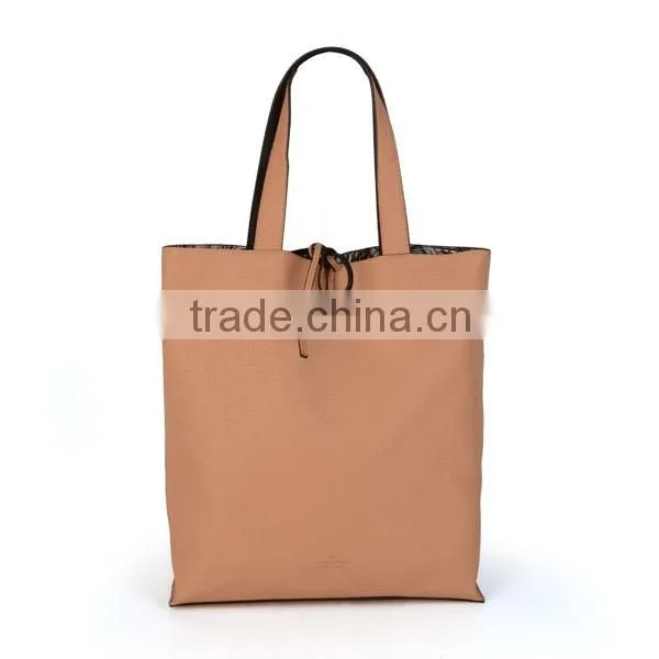 2016 latest design casual women tote pu bag